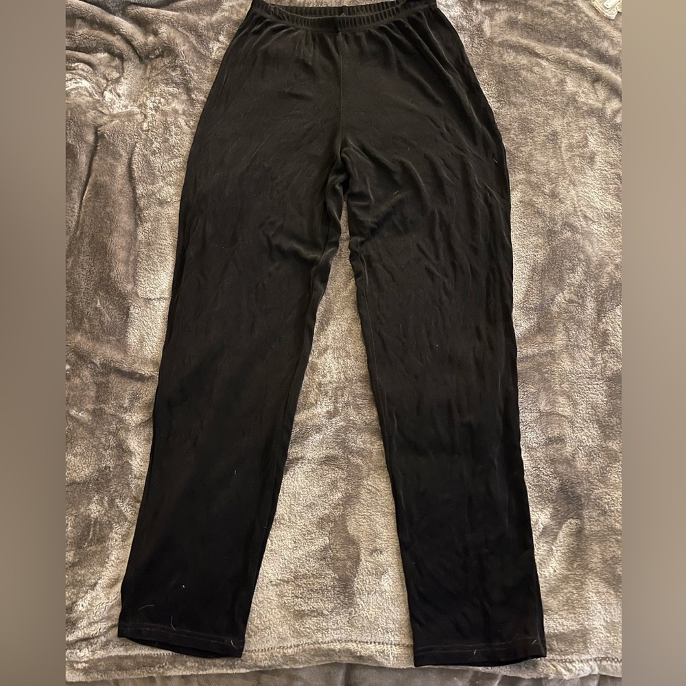 Citiknits acetate spandex, extra small, black, stretchy pants